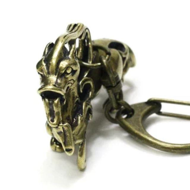 風水 ヤアズ キーホルダー やあず 睚眦 アクセサリー 龍 七番目の子 魔