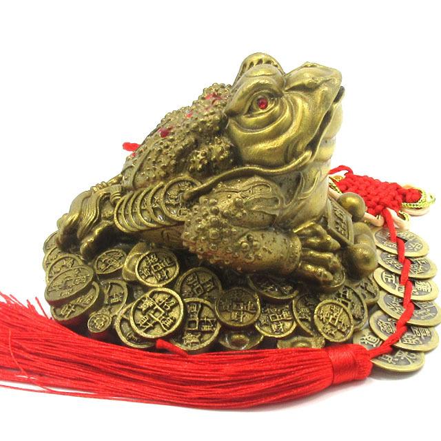 カエル 置物 風水 蛙 三本足のカエル 銅製 かえる 三本脚の蛙 六