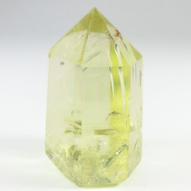 シトリン 黄水晶 ポイント 置物 六角柱 レインボー水晶 虹入り水晶 高