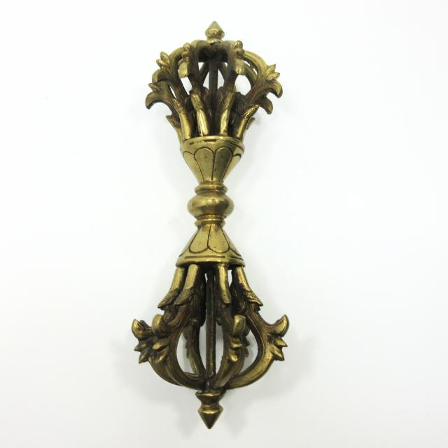 金剛杵 バジュラ 九鈷杵 ドルジェ 長さ26cm 特大サイズ 真鍮製