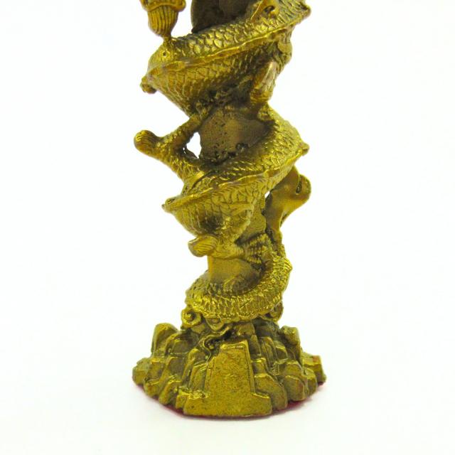 龍 置物 剣龍 龍の置物 不動明王の剣 龍置物 銅製 高さ約12cm 風水