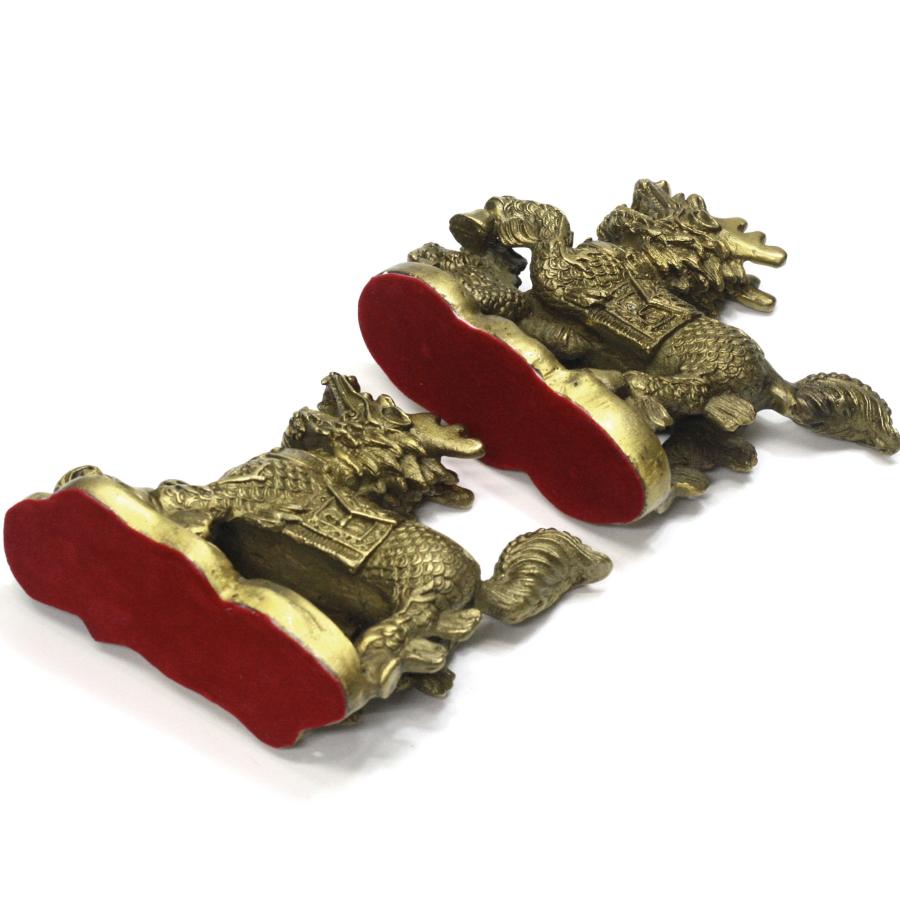 【銅製・麒麟ペア】置物／アンティーク風／インテリア・風水 Amazon.co.jp: 麒麟の置物 風水 麒麟 キリン 対 置物 銅製 龍 馬