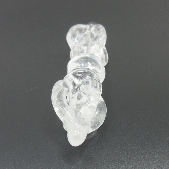 五鈷杵 バジュラ 水晶 約6.5cm 水晶バジュラ 金剛杵 密教法具 水晶の
