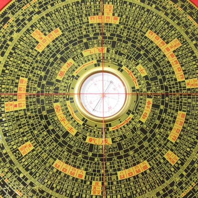 風水羅盤 本格派 風水盤 LLサイズ約22．5cm ケース付き 風水