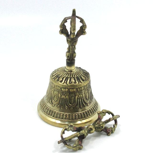金剛鈴 持鈴 ガンター 仏具 高さ約15．5cm 直径約9．3cm 金剛
