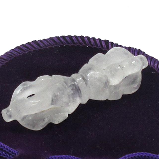 ユ*ー様 超激レア珍品‼︎ 限定出品　ヒマラヤ水晶　クリスタル　五鈷杵　法器　ネ 金剛杵 ドルジェ バジュラ 五鈷杵 ヒマラヤ水晶 長さ約5．2〜5