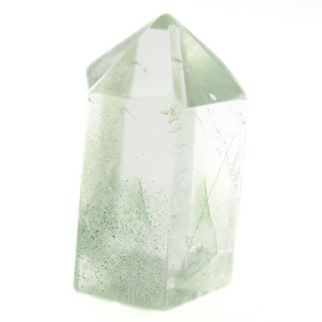 水晶ポイント グリーンファントム 水晶 天然石 高さ約2．7cm 重さ