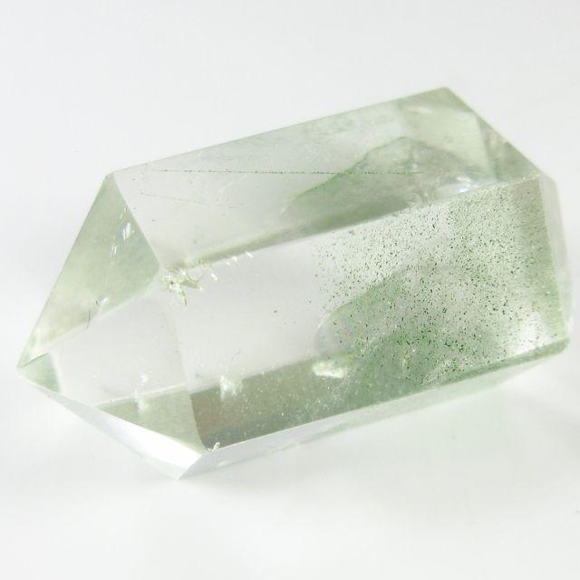 水晶ポイント グリーンファントム 水晶 天然石 高さ約2．7cm 重さ