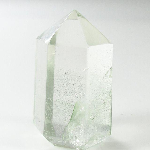 水晶ポイント グリーンファントム 水晶 天然石 高さ約2．7cm 重さ