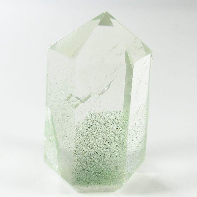 グリーンファントム水晶 水晶ポイント グリーンファントム 水晶 天然石 高さ約2．7cm 重さ