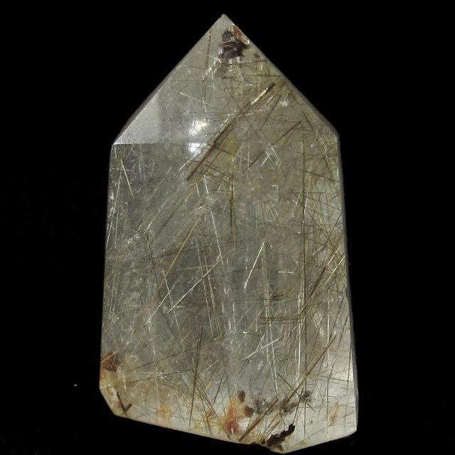 ルチルクォーツ　天然石　六角形　高品質　透明度高い　金針水晶　パワーストーン ルチルクォーツ 天然石 六角形 高品質 透明度高い 金針水晶