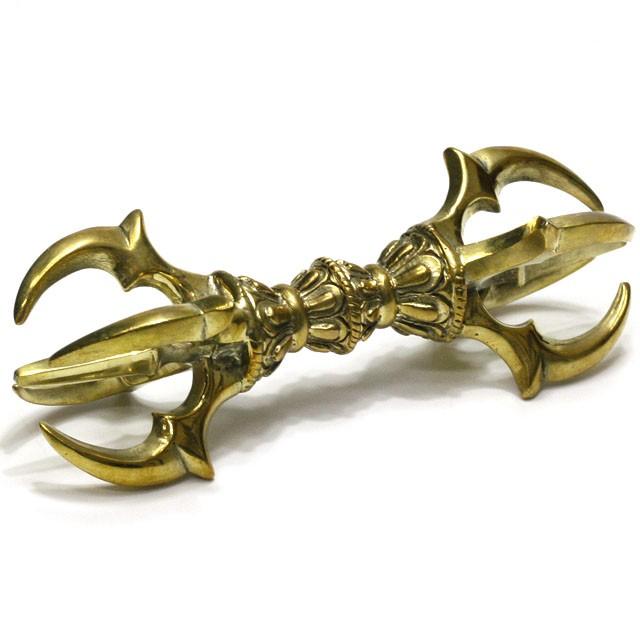 五鈷杵 バジュラ 密教法具 Mサイズ 法器 仏具 金剛杵12.5cm 五鈷杵 バジュラ 密教法具 Mサイズ 法器 仏具 金剛杵12.5cm