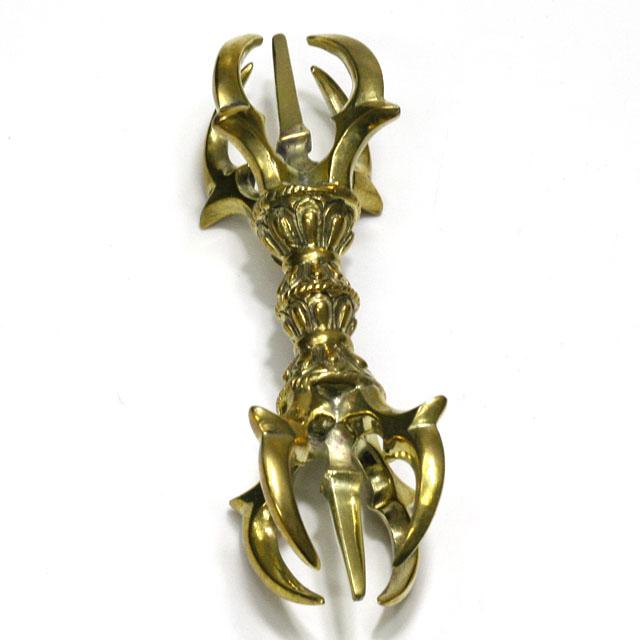 五鈷杵 バジュラ 密教法具 Mサイズ 法器 仏具 金剛杵12.5cm 五鈷杵 バジュラ 密教法具 Mサイズ 法器 仏具 金剛杵12.5cm