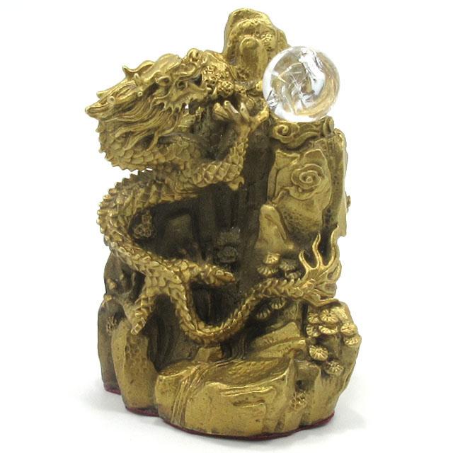 龍 置物 風水 山水龍 開運 龍の置物 虹入り水晶付 丸玉 上山龍 龍 置物 風水 山水龍 開運 龍の置物 虹入り水晶付 丸玉 上山龍