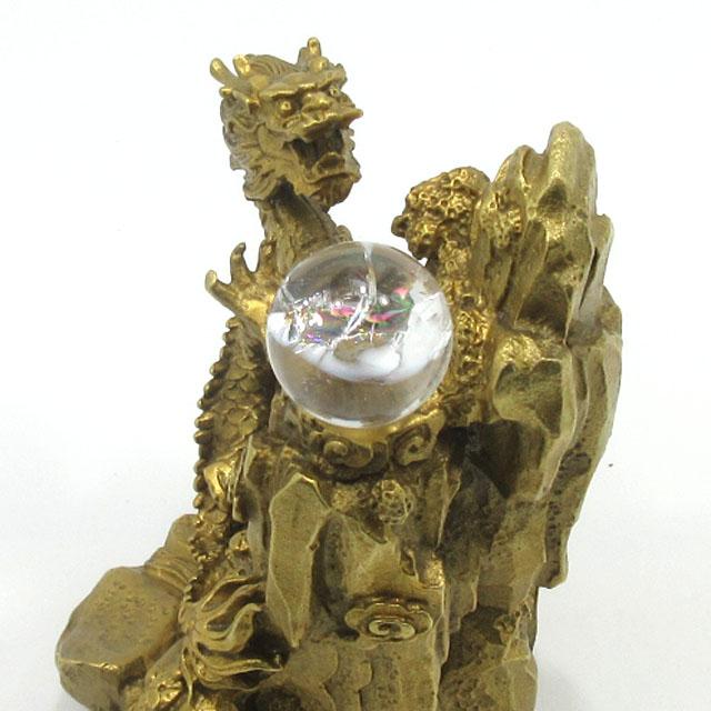 龍 置物 風水 山水龍 開運 龍の置物 虹入り水晶付 丸玉 上山龍 龍 置物 風水 山水龍 開運 龍の置物 虹入り水晶付 丸玉 上山龍
