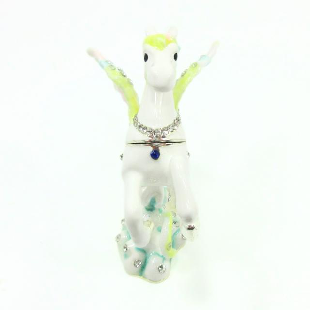 ペガサス 小物入れ ミニ置物 天馬 ジュエリーボックス パステルカラー