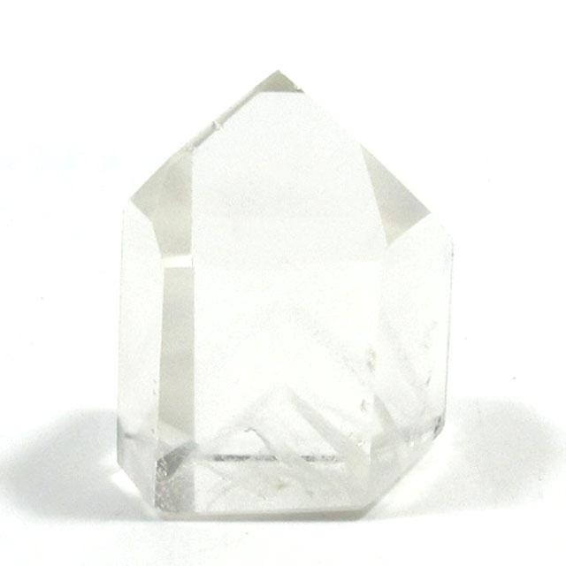 水晶ポイント ファントム水晶ポイント 高さ約4cm 天然石 白色幻影