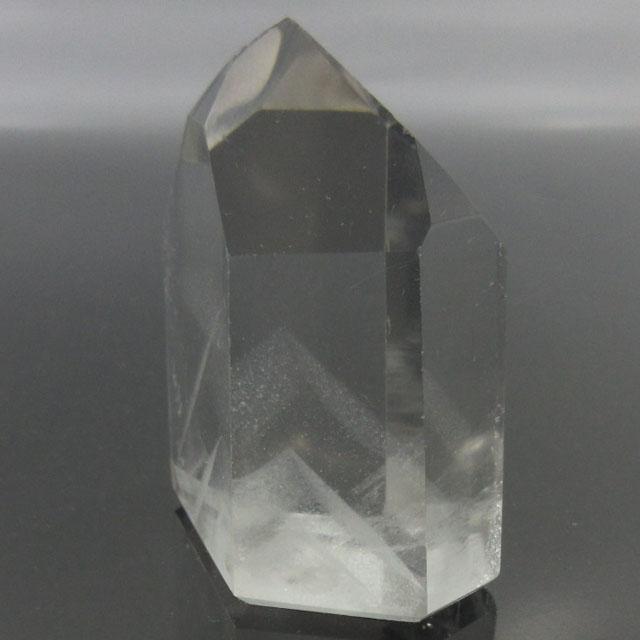 水晶ポイント ファントム水晶ポイント 高さ約4cm 天然石 白色幻影