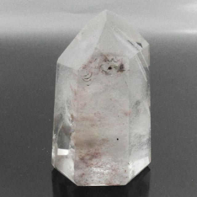 ファントム水晶 ポイント ガーデン・ファントムクォーツ ポイント(磨き)134g 希少