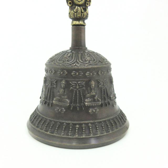 ガンター 金剛鈴 バジュラ 金剛杵 セット 八仏陀 高音質 高さ約