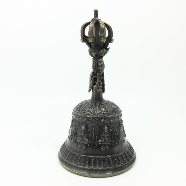 【修縁堂】チベット密教法器セット 宝珠杵 鐘 チベタンベル 真鍮 金剛鈴 金剛杵 チベット仏教法器 鐘 五鈷金剛鈴 真鍮製 密教パワー 密教法具