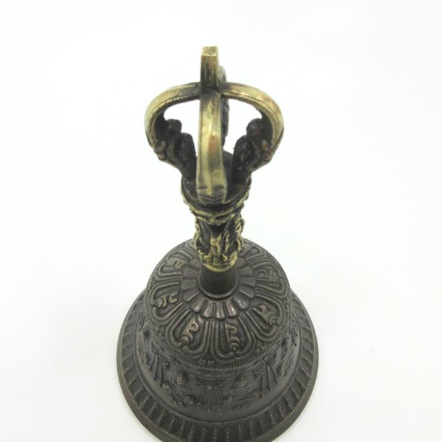 ガンター 金剛鈴 バジュラ 金剛杵 セット 八仏陀 高音質 高さ約