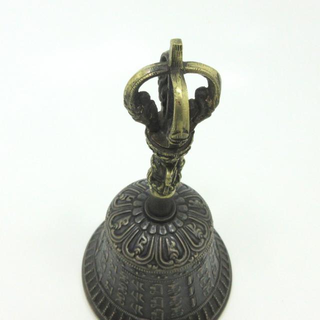 ガンター 金剛鈴 持鈴 バジュラ 金剛杵 セット 真言文様 高音質 高さ約