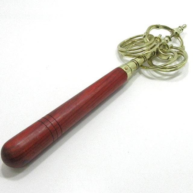 錫杖 しゃくじょう 密教法具 禅杖 法杖 長さ約25.5cm 声杖 錫杖 しゃくじょう 密教法具 禅杖 法杖 長さ約25.5cm 声杖