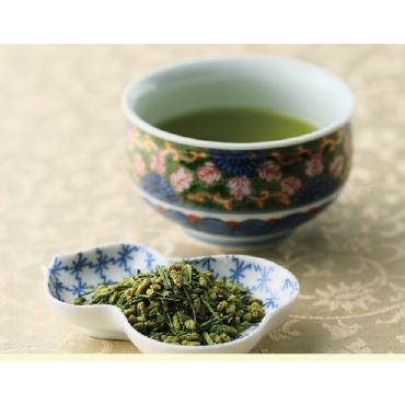 玉露玄米茶・獅子の座（ししのざ） 200g : お茶の広島千茶荘