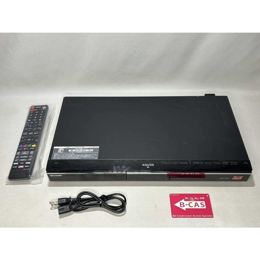 SHARP BD-HDW75 HDD/BD 2番組W録 500GBリモ等フル装備 シャープ 500GB 2チューナー ブルーレイレコーダー AQUOS BD-HDW75