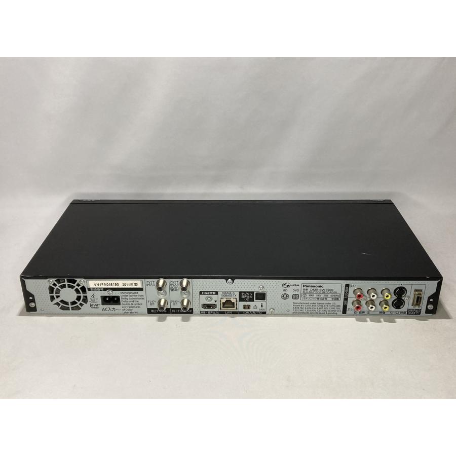 パナソニック 500GB 2チューナー ブルーレイレコーダー ブラック DIGA