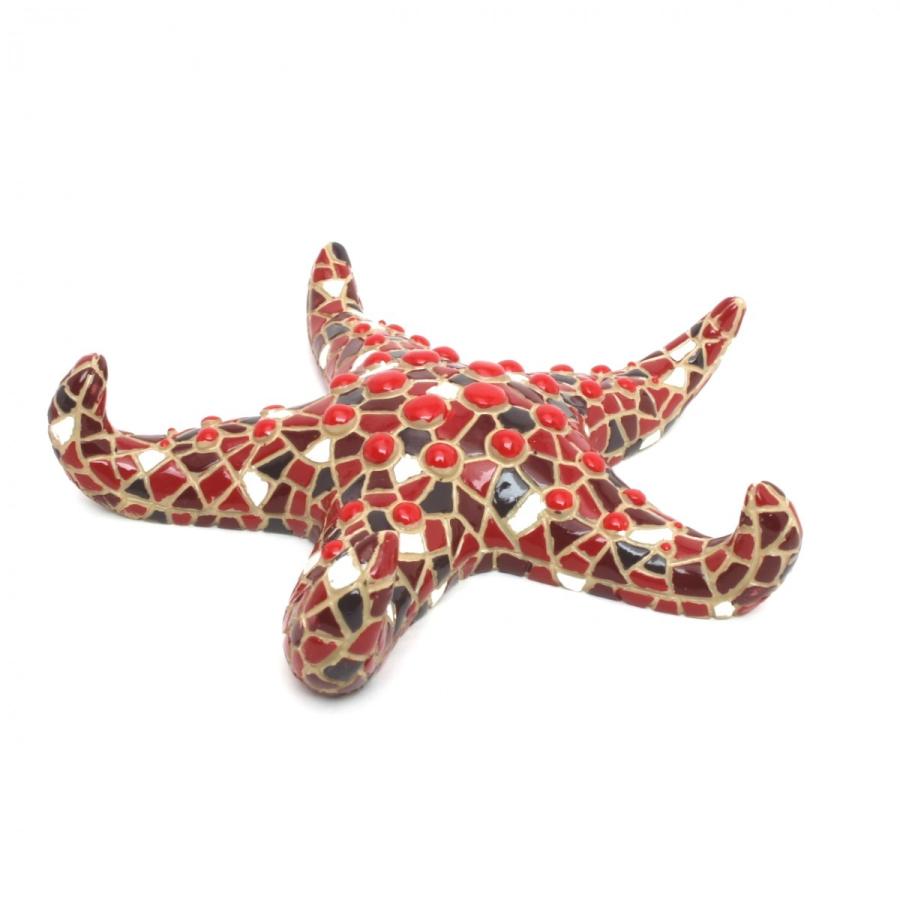 赤いモザイクタイルのチェリー置物 赤いモザイクタイルのチェリー置物 赤色ミックス 10ミリ角