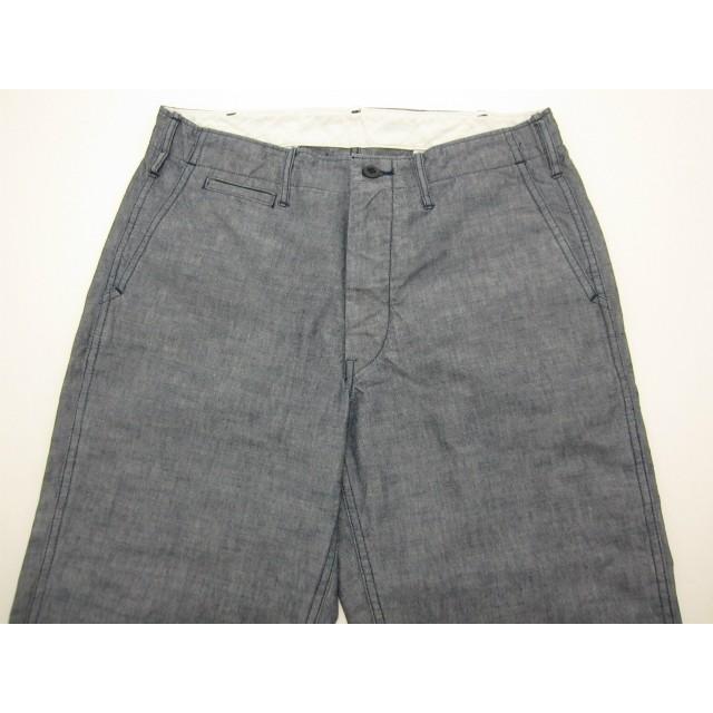 TWO MOON トゥー・ムーン ワンウォッシュ済み インディゴ シャンブレー ワークトラウザー 536 TWO MOON トゥー