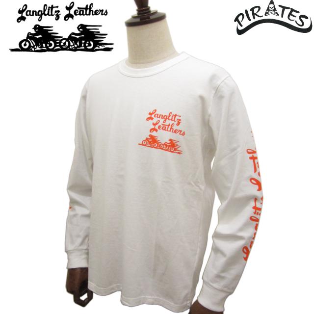 レア★ラングリッツレザー★ロンT★ロゴT★定番★日本製★古着 Langlitz Leathers LANGLITZ LEATHERS ラングリッツレザー Type