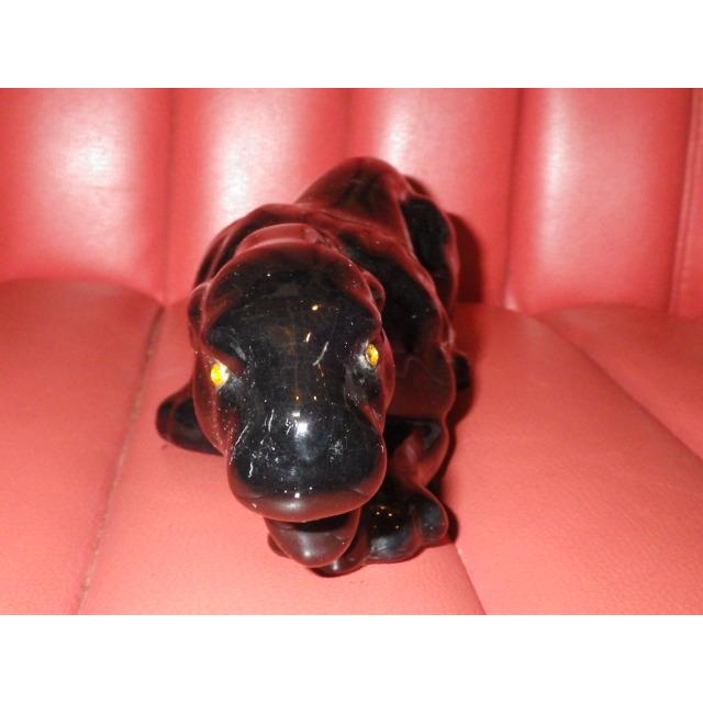 50’s ブラックパンサー 黒豹 ロカビリー ミッドセンチュリー アトミック 50'S☆ビンテージ☆ブラックパンサー☆置物☆32☆黒豹☆ミッド