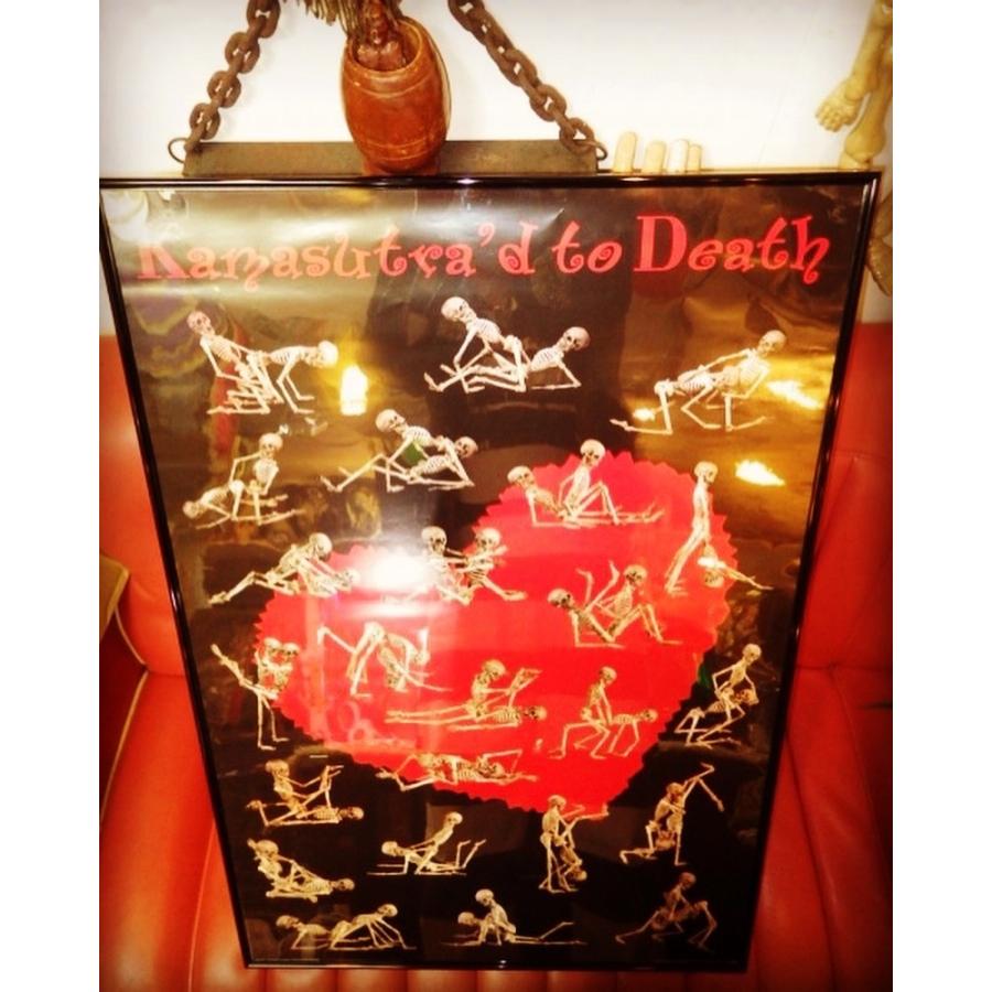 00'S☆スカル☆SEX☆アート☆ポスター☆フレーム付き☆エロ☆48