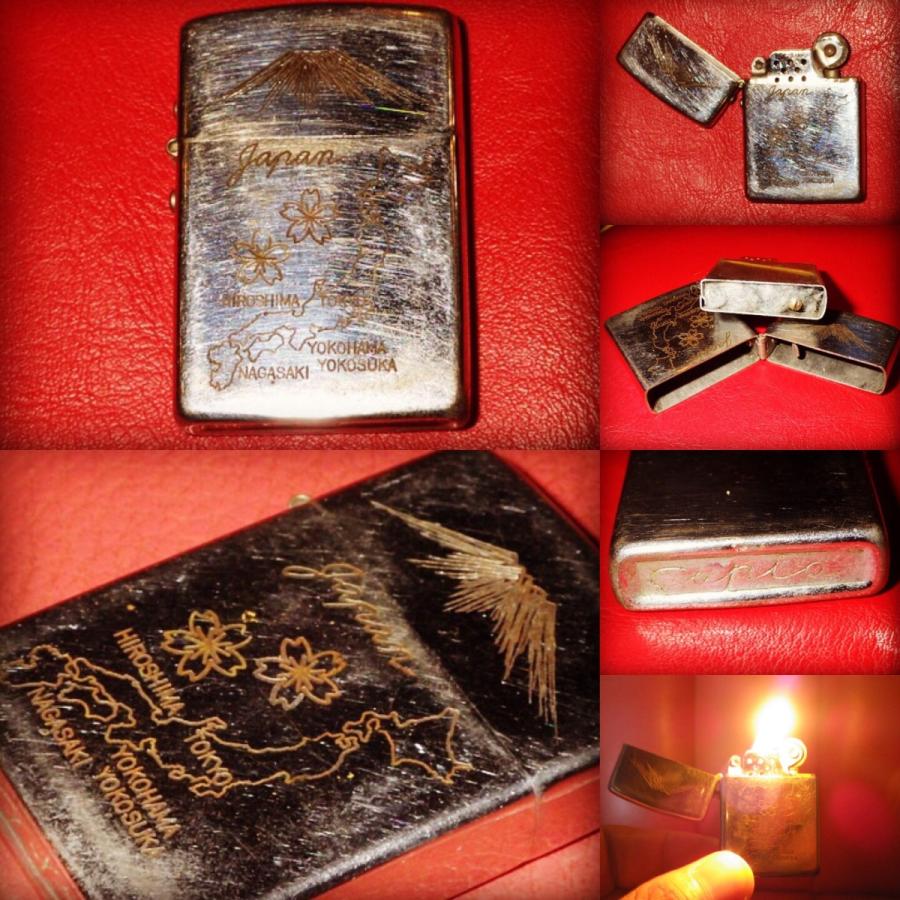 50’S★スーベニア★オイルライター★ビンテージ★スカジャン★JAPAN★富士山★桜★日本地図★ZIPPO★ベトナムジッポー★戦後★激レア★  :k464614464:カイゾクソウコ ヤフーSHOP - 通販 - Yahoo!ショッピング