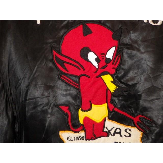 80'S☆ドイツ☆デビル☆ツアージャケット☆黒L☆悪魔 80'S☆ドイツ☆デビル☆ツアージャケット☆黒L☆悪魔