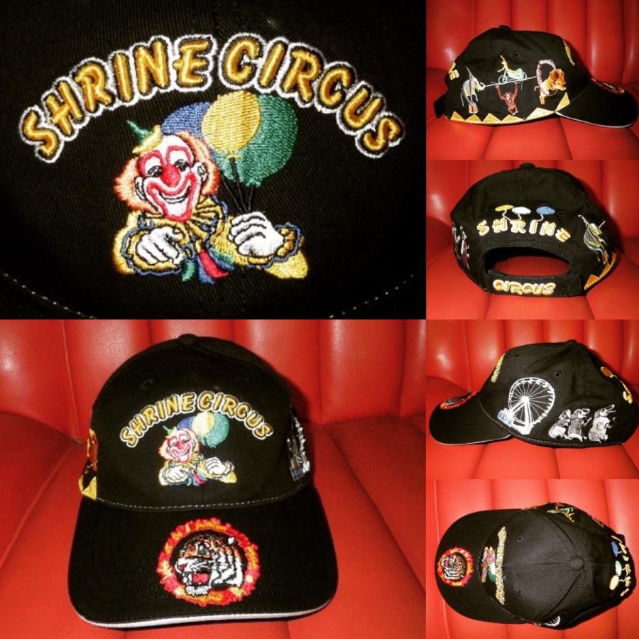 フリーメイソン☆シュラインサーカス☆キャップ☆黒19☆サーカス 