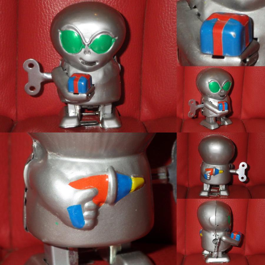 90’S★宇宙人★エイリアン★ゼンマイ人形★48★ビンテージ★UFO★ねじ巻き★ 90'S☆宇宙人☆エイリアン☆フィギュア☆ゼンマイ人形☆48