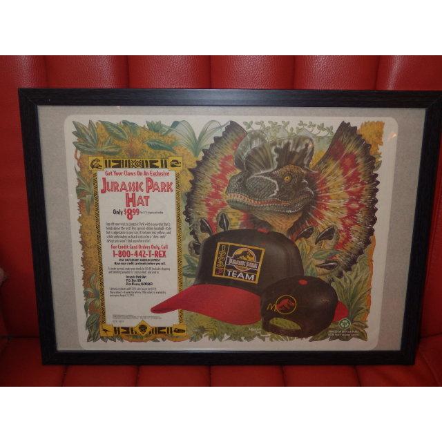 マクドナルド☆ポスター☆36☆ビンテージ☆壁掛け☆ジュラシックパーク