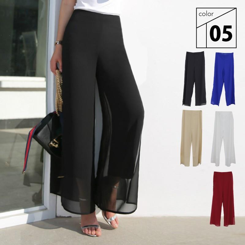 ☆CECICA☆新品未使用☆40size☆セミフレアガウチョパンツ☆ウエストゴム wxbc058-00.jpg