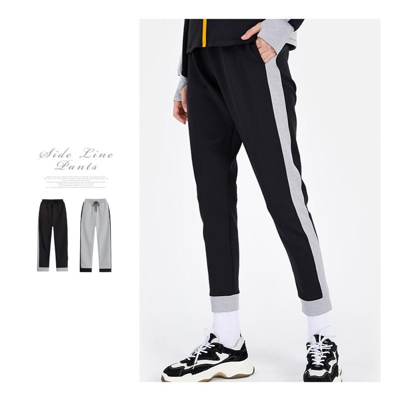 スウェットパンツ 8分丈 レディース 秋 冬 ブラック グレー フリー 楽パン ライン パンツ カジュアル ストリート スポーツ ダンス ルームウェア 部屋着 Abtm0124 カジコム 通販 Yahoo ショッピング