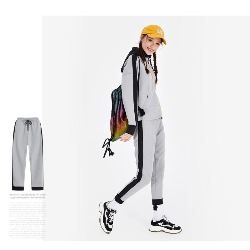 スウェットパンツ 8分丈 レディース 秋 冬 ブラック グレー フリー 楽パン ライン パンツ カジュアル ストリート スポーツ ダンス ルームウェア 部屋着 Abtm0124 カジコム 通販 Yahoo ショッピング