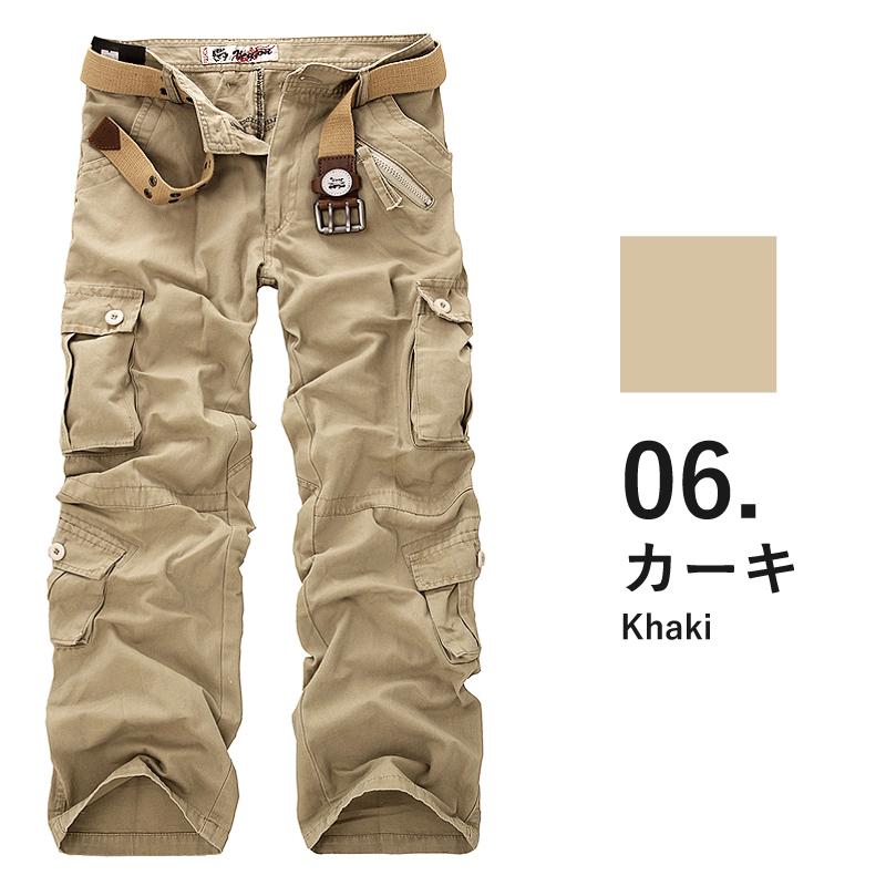 クーポン利用で30%OFF】カーゴパンツ メンズ 8ポケット グレー