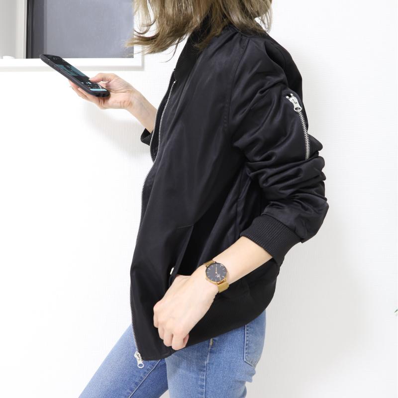 BEAMS GOLF レディース　 MA-1ジャケット Lサイズ 黒　中綿 楽天市場】MA－1（レディースファッション）の通販