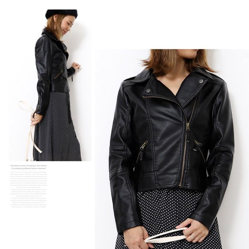 ライダースジャケット レディース ライダース ジャケット カジュアル 革ジャン 秋アウター バイクジャケット S/Ｍ/Ｌ ライダースジャケット レディース 秋 冬 ライダース ショート丈 レザー