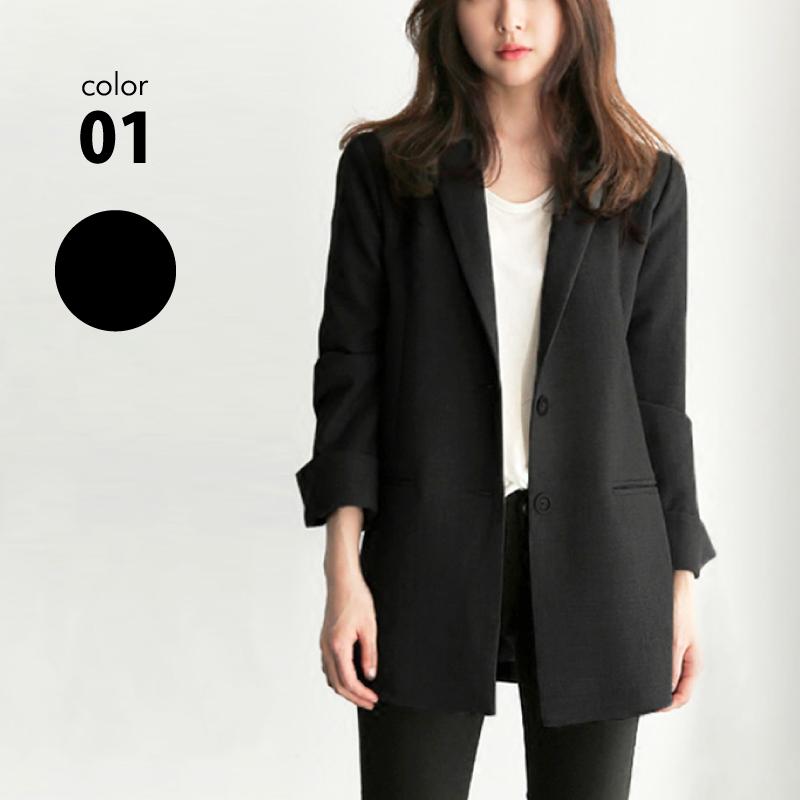 レディース テーラードジャケット ブラック きれいめ オフィス 通勤