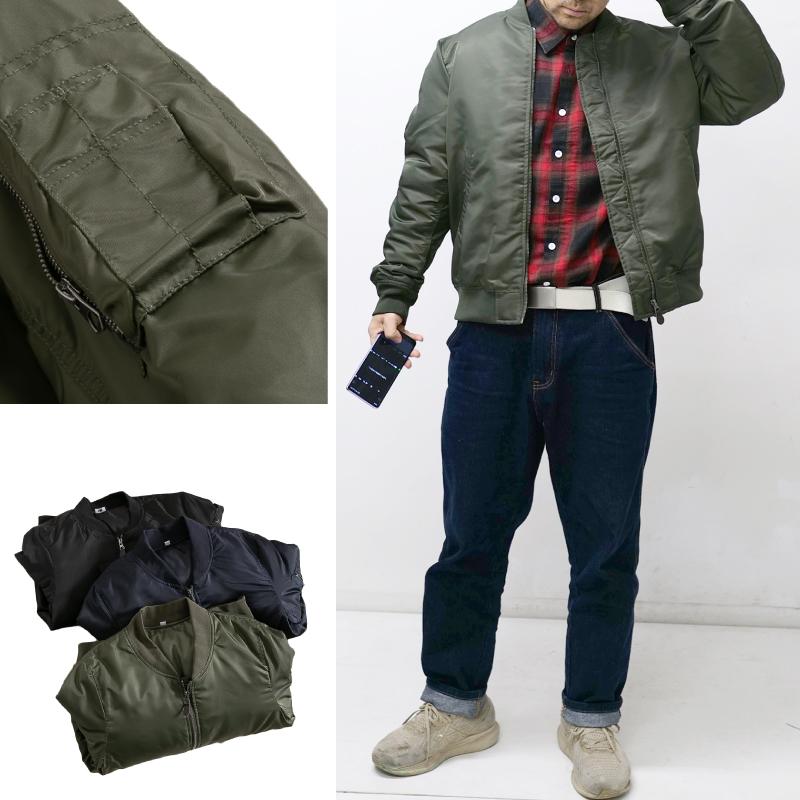 MA-1 メンズ ジャケット ミリタリージャケット アウター XS S M L XL