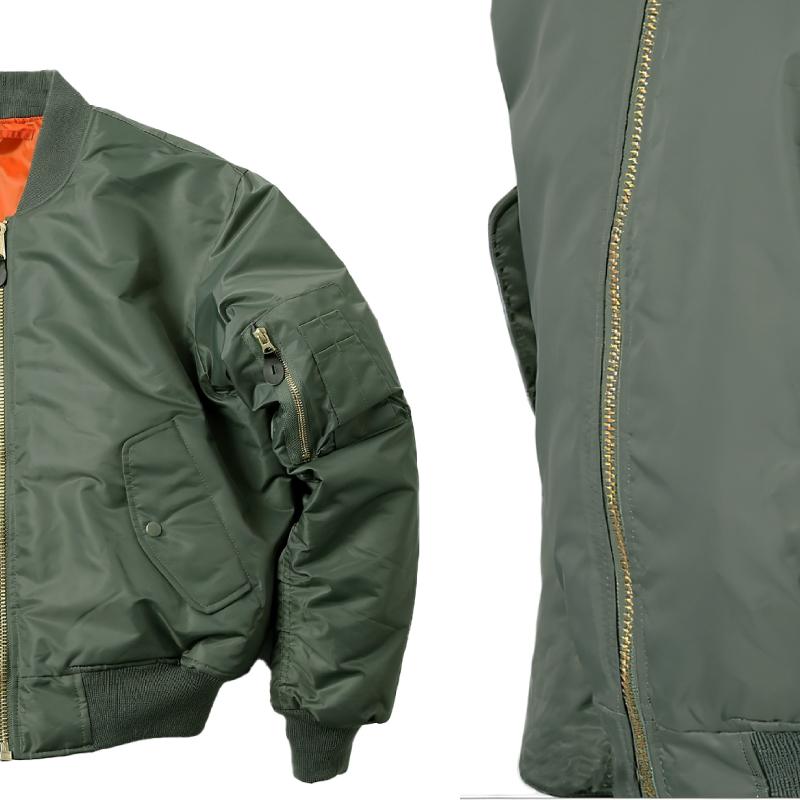 MA-1 メンズ ジャケット ミリタリージャケット アウター リバーシブル